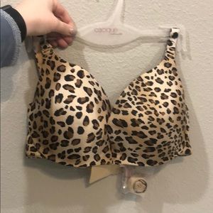 Leopard bra
